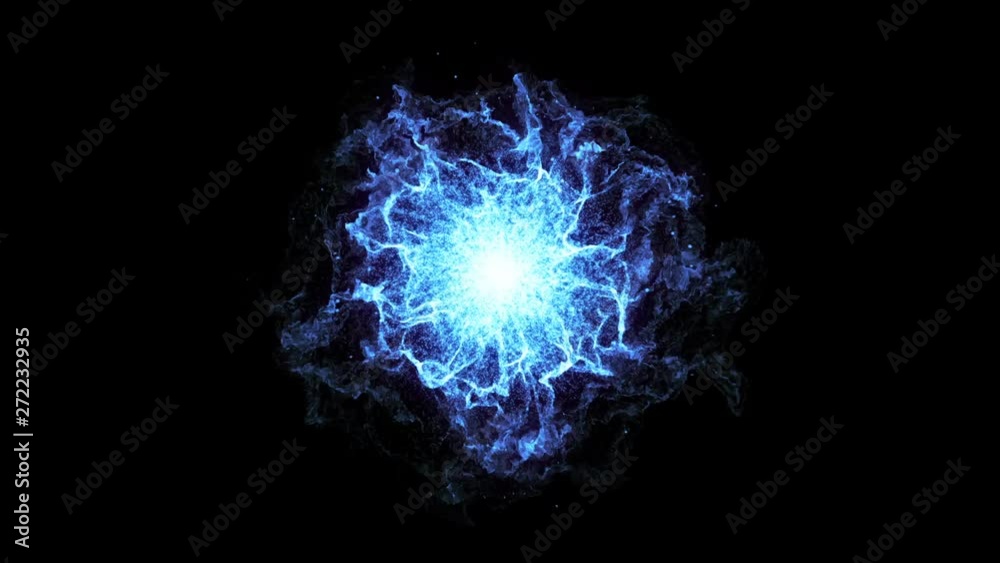 Canvas Prints 3d rendering. abstract energy wave (seamless loop)