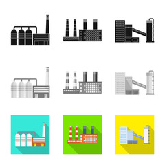 Obraz premium Vector design of production and structure sign. Collection of production and technology stock symbol for web.