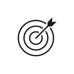 Target icon. Dart icon. Vector.