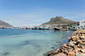 Harbour view of fishing boats