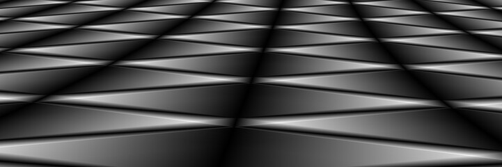 Digital Art, panoramic abstract three-dimensional objects with soft lighting, Germany