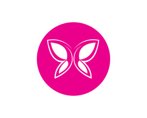 Beauty Butterfly Logo Template Vector icon design