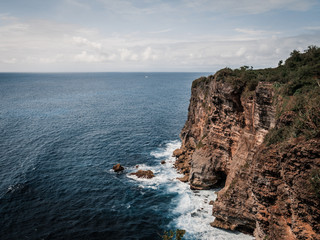 Fototapeta na wymiar Coastline with ocean and rocks.