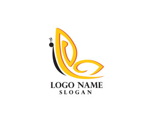 Beauty Butterfly Logo Template Vector icon design