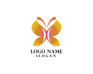 Beauty Butterfly Logo Template Vector icon design