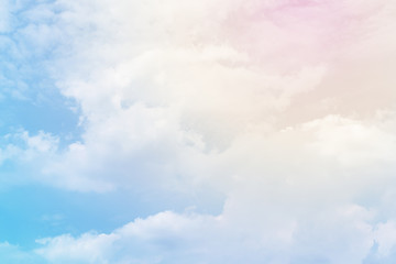 Obraz premium Cloud background with a pastel colour