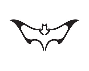 Bat vector icon logo template illustration design