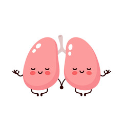 Strong cute healthy happy lungs 