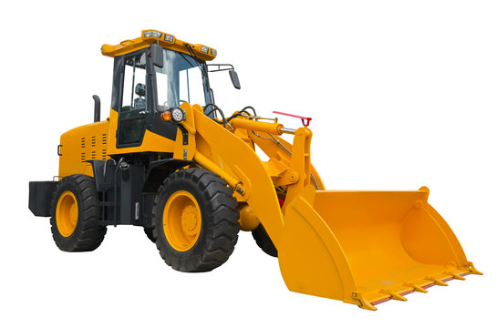 Front Loader Isolated On A White Background