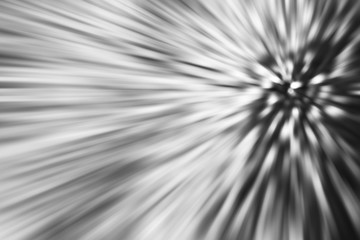 Fast movement and flight in space. Texture background with warp speed in space. The effect of...