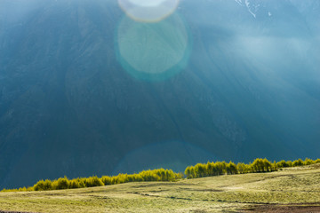 Mountains of Georgia, a beautiful landscape of mountains