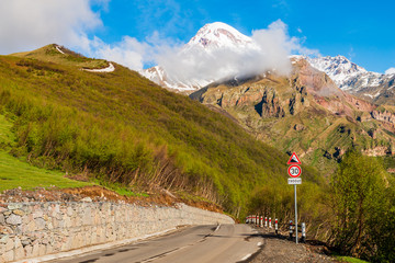 Mountains of Georgia, a beautiful landscape of mountains