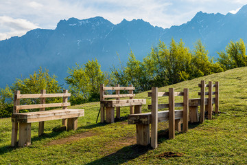 Mountains of Georgia, a beautiful landscape of mountains