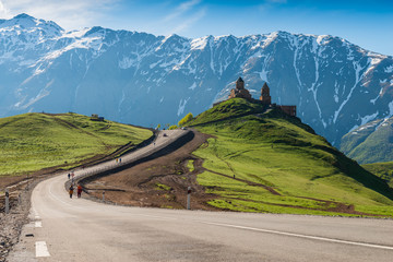 Mountains of Georgia, a beautiful landscape of mountains