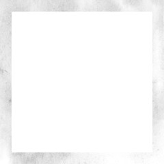 Beautiful Watercolor Texture Square Frame For Photo Or Text Art Scrapbook Colors Birthday. Isolated Frame On A White Background, Illustration.