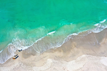 Aerial Photo of Ocean Surf