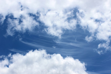 Blue sky clouds