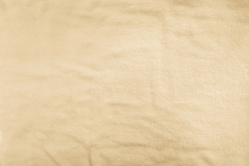 Fototapeta na wymiar Cream abstract cotton towel mock up template fabric on background.