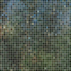 abstract vector square pixel mosaic background
