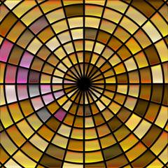 abstract vector stained-glass mosaic background