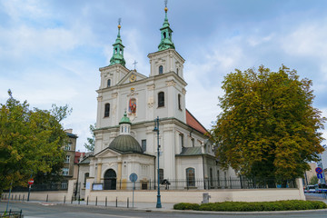 St. Florian's Church in Krakow, Poland - obrazy, fototapety, plakaty