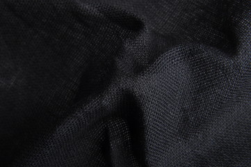 Black Fabric Textile