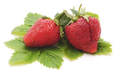 Large fresh strawberry.