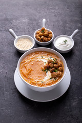 Pumpkin and carrot soup