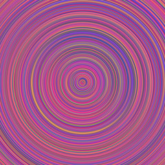 Multicolor geometrical concentric circle background - abstract vector design