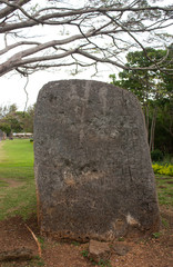 Maka Faakinanga stone throne in Tonga