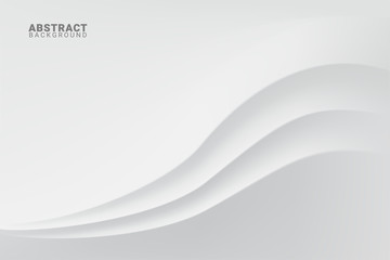 Abstract White and Grey Background.