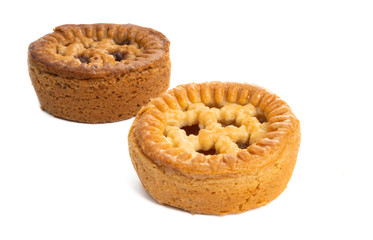 swiss sponge cake isolated