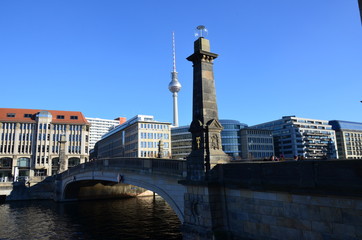 The famous Television Tower in Berlin, Germany