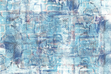 Naklejka premium Handmade Mixed Media Acrylic Bacground