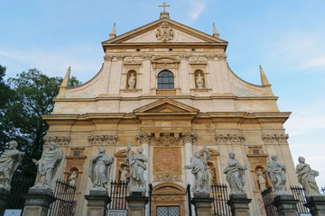 Church of Saints Peter and Paul inside Old Town, Krakow, Poland