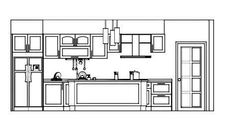 kitchen sketch design