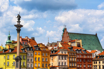 Obraz premium Malownicze Stare Miasto w Warszawie w Polsce