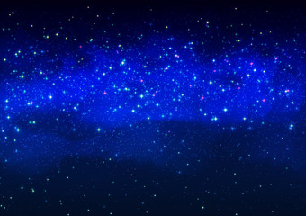 abstract night sky view with star