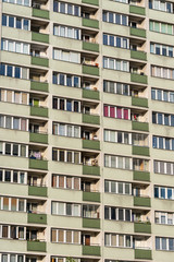 Fototapeta premium Residential Block of Flats Background