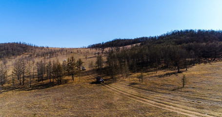 Obraz premium Baikal - a lake of tectonic origin in the southern part of Eastern Siberia