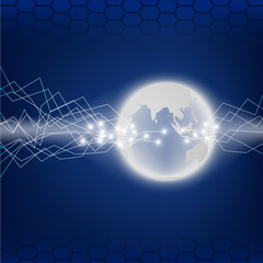 world technology background