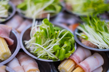 Dim Sum, Chinese cuisine prepared as small bite-sized portions.