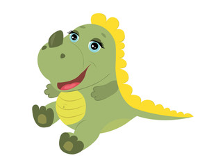 vector drawing of a small dragon