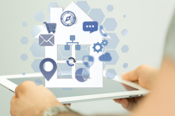 Smart home and future concept