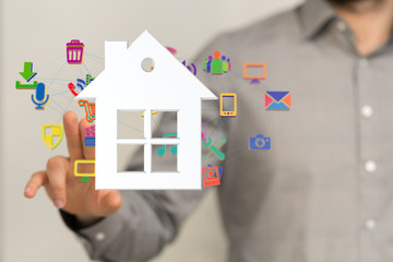 Smart home and future concept