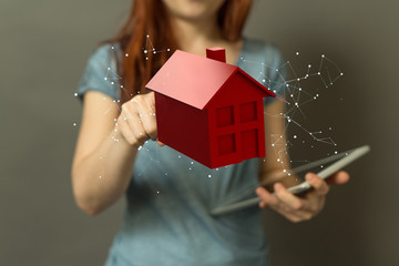 Smart home: Smarthome house automation icon