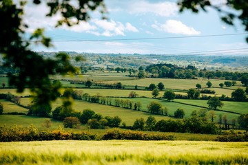Campagne dans le centre de la France
