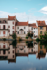 Fototapeta na wymiar Ville de Montluçon en Allier, France