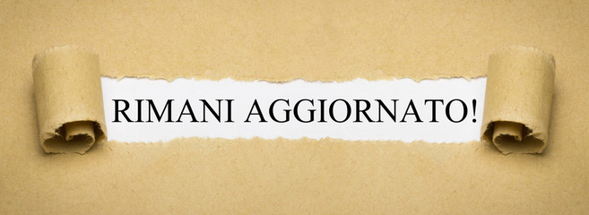 Rimani aggiornato!