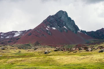 Foto op Canvas mountain landscape in Peru © Yury Zap